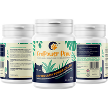 Load image into Gallery viewer, Cats Chicken Gravy / Soup / Broth Powder Topper - Tub of 150g equivalent to 30+ servings